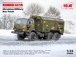 Thumbnail ICM 35004 KAMAZ-4310 UKRANIAN MILITARY BOX TRUCK