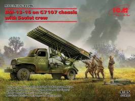 Thumbnail ICM 35596 BM-13-16 ON G7107 CHASSIS WITH SOVIET CREW