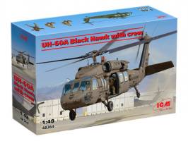 Thumbnail ICM 48364 UH-60A BLACK HAWK HELICOPTER WITH CREW