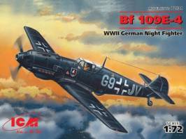 Thumbnail ICM 72134 MESSERSCHMITT Bf 109E-4 NIGHT FIGHTER