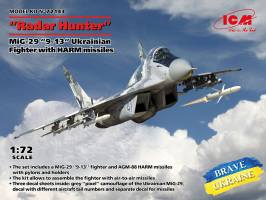 Thumbnail ICM 72143 MIG-29 UKRAINIAN FIGHTER WITH HARM
