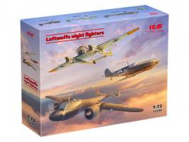 Thumbnail ICM 72209 LUFTWAFFE NIGHT FIGHTERS BF 109E-4/ DO 172-10 KAUZ II/ FW189A-1
