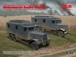 Thumbnail ICM DS3509 WEHRMACHT RADIO TRUCKS