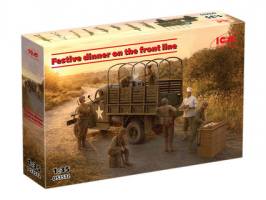 Thumbnail ICM DS3532 FESTIVE DINNER ON THE FRONT LINE