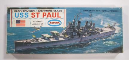 Thumbnail AURORA 703-150 USS ST PAUL HEAVY CRUISER BALTIMORE CLASS