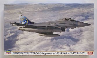 Thumbnail HASEGAWA 02097 EUROFIGHTER TYPHOON SINGLE SEATER JG74 50TH ANNIVERSARY
