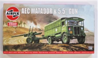 Thumbnail AIRFIX 01314V AEC MATADOR AND 5.5INCHES  GUN