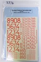 Thumbnail FLYING COLOURS 2775 72-004 MODERN SWEDISH NUMERALS  WHITE