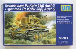 Thumbnail UNIMODEL 341 LIGHT TANK PZ KPFW 38 T AUSF G