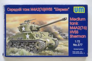Thumbnail UNIMODEL 377 MEDIUM TANK M4A2 76 HVSS SHERMAN