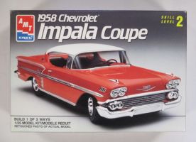 Thumbnail AMT 6548 1958 CHEVROLET IMPALA COUPE