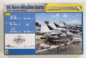Thumbnail SKUNKMODELS 48023 US NAVY MISSILE CARTS W/ 5 WEAPON OFFICERS