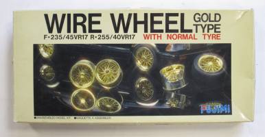 Thumbnail FUJIMI 19015 WIRE WHEEL GOLD TYPE WITH NORMAL TYRE