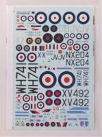 Thumbnail XTRADECAL 2837. 72127 RAF 6 SQUADRON HISTORY 1931-2010