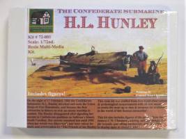 Thumbnail 72-001 THE CONFEDERATE SUBMARINE H.L. HUNLEY W/FIGURES