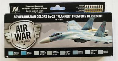 Thumbnail VALLEJO 71602 VALLEJO SOVIET/RUSSIAN COLOURS Su-27 FLANKER FROM 80 S TO PRESENT