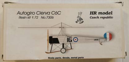 Thumbnail HR MODEL 7306 AUTOGIRO CIERVA C6C 
