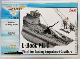 Thumbnail CMK 72009 U-BOOT VII C WINCH FOR LOADING TORPEDOS   2 SAILORS 
