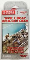 Thumbnail ANDREA MINIATURES S12-S02 WWII UBOAT DECK GUN CREW 