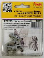 Thumbnail CZECH MASTERS KITS F72283 WERNER VON BRAUN WITH INSPECTION TEAM 