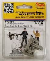 Thumbnail CZECH MASTERS KITS F72184 U-VII ATLANTIC VERSION GUN CREW FOR 2C FLAK