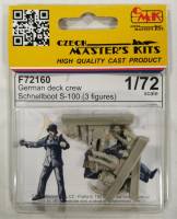 Thumbnail CZECH MASTERS KITS F72160 GERMAN DECK CREW SCHNELLBOOT S-100 