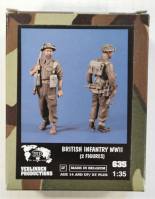Thumbnail VERLINDEN PRODUCTIONS 635 BRITISH INFANTRY WWII  2 FIGURES 