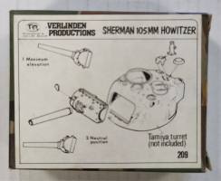 Thumbnail VERLINDEN PRODUCTIONS 209 SHERMAN 105MM HOWITZER