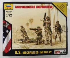 Thumbnail ZVEZDA MODELS 7407 U.S. MECHANIZED INFANTRY 
