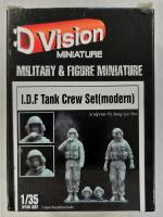 Thumbnail DVISION MINIATURE  DT35-032 MILITARY   FIGURE MINIATURE I.D.F TANK CREW SET 