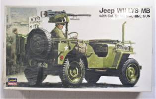 Thumbnail HASEGAWA 24502 MV2 JEEP WILLYS MB WITH CAL. 50 M2 MACHINE GUN