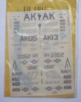 Thumbnail MAINTRACK 2984. US NAVY AND USAF LOW VIIBILITY MARKINGS FOR A-6 INTRUDERS A-7 CORSAIR EF-111 A RAVEN