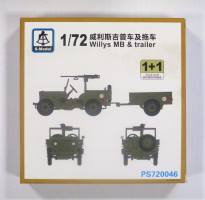 Thumbnail S-MODEL 720046 WILLYS MB AND TRAILER