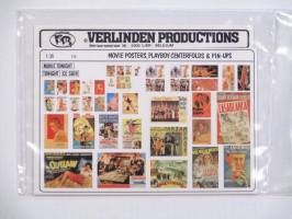 Thumbnail VERLINDEN PRODUCTIONS 274 MOVIE POSTERS PLAYBOY CENTERFOLDS AND PIN-UPS