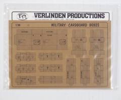 Thumbnail VERLINDEN PRODUCTIONS 17 MILITARY CARDBOARD BOXES