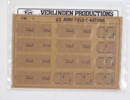 Thumbnail VERLINDEN PRODUCTIONS 35-001 U.S. ARMY FIELD C-RATIONS
