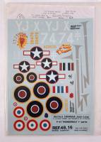 Thumbnail DISCOUNT DECALS 3134. CARPENA 4816 P-47 THUNDERBOLT 1