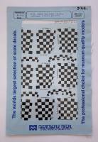 Thumbnail MICROSCALE 3144. 320015 P-51 BLACK AND CLEAR CHECKER COWLINGS  3 BASIC PATTERNS