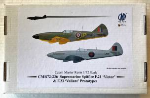 Thumbnail CZECH MASTER RESIN 72236 SUPERMARINE SPITFIRE F.21   F.23 VALIANT