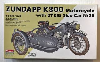 Thumbnail VULCAN 56007 ZUNDAPP K800 MOTORCYCLE WITH STEIB SIDE CAR NR28