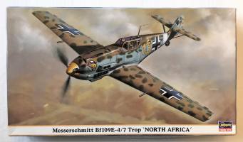 Thumbnail HASEGAWA 09643 MESSERSCHMITT BF 109E-4/7 TROP NORTH AFRICA