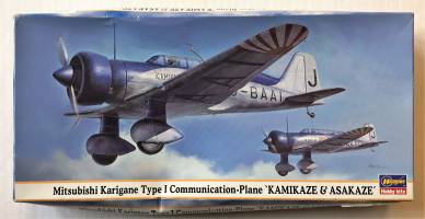 Thumbnail HASEGAWA 00845 MITSUBISHI KARIGANE TYPE I COMMUNCATION-PLANE KAMIKAZE   ASAKAZE