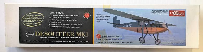 Thumbnail AERO GRAPHICS DESOUTTER MK.I BALSA WOOD MODEL