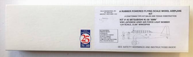 Thumbnail DIELS ENGINEERING 45 MITSUBISHI KI-30 ANN