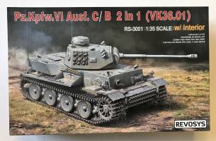 Thumbnail REVOSYS 3001 PZ.KPFW.VI AUSF.C/B 2 IN 1 WITH INTERIOR