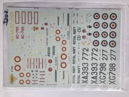 Thumbnail MODEL ART 3308. 72-018 FAIREY GANNET AS.1 ECM.6 DOUGLAS INVADER