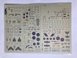 Thumbnail MODELDECAL 3289. 70 ROYAL AIR FORCE VULCAN B2-9 TORNADO GR1 LIGHTNING T4 SEA HARRIERS