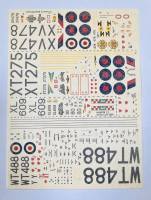 Thumbnail MODELDECAL 2898. 27 PHANTOM FGR.2 BUCCANEER S2A HUNTER T.7 CANBERRA T.4