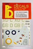 Thumbnail DISCOUNT DECALS 2895. 32-001 MOSQUITO BOMBERS KNAVE OF DIAMONDS GRIM REAPER KNIGHT IN ARMOUR LR-503