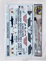 Thumbnail DISCOUNT DECALS 3270. FURBALL 48-032 GRAY PHANTOMS EARLY SCHEMED USAF F-4CS IN VIETNAM
